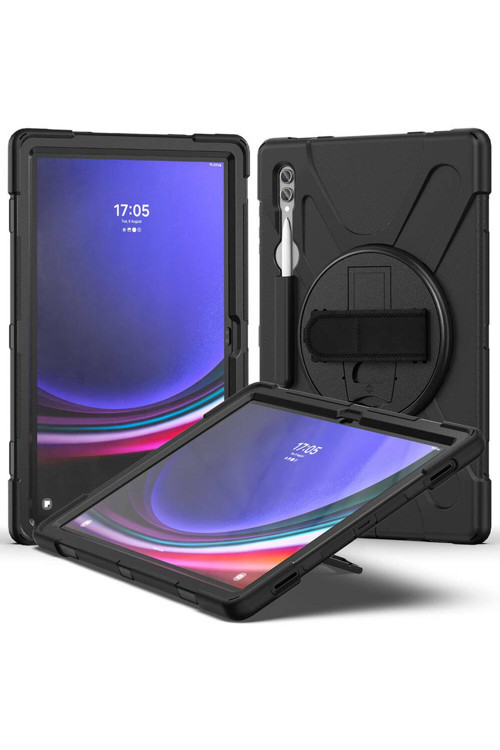 - Galaxy Tab S9 Ultra Defender Tablet Silikon - Siyah