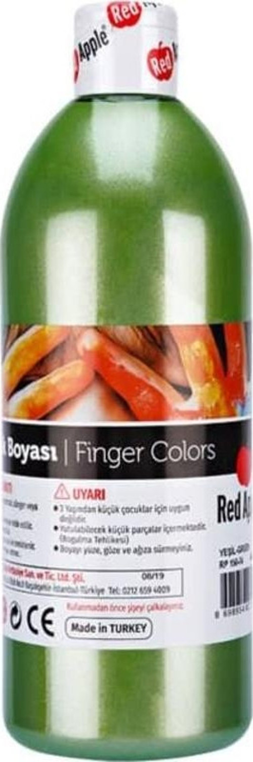 Metalik Parmak Boyası 500 ml. Yeşil