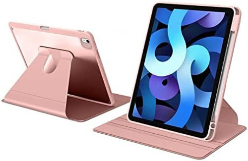 Ipad Air 11Inç M4/M3/M2 2026-2024 Ile Uyumlu Kılıf Şeffaf Dönebilen Kalem Bölmeli