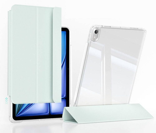 Apple Ile Uyumlu Ipad Air 11 2025 M3 Kılıf Magnetik Ayrılabilen Airbagli Sliding Tablet Kı