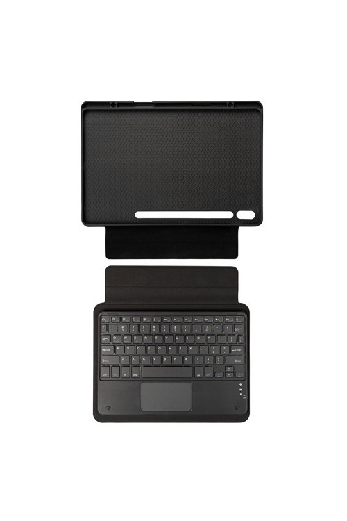 - Galaxy Tab S9 Ile Uyumlu Border Keyboard Bluetooh Bağlantılı Standlı Klavyeli Tablet Kıl