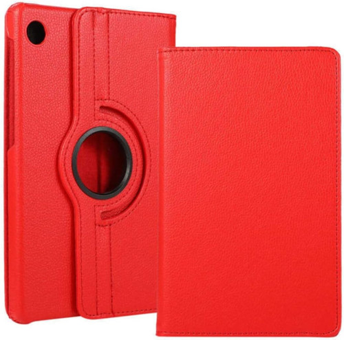 - Mate Pad T8 Ile Uyumlu Standlı Kapaklı Dönebilen Tablet Kılıfı Kırmızı