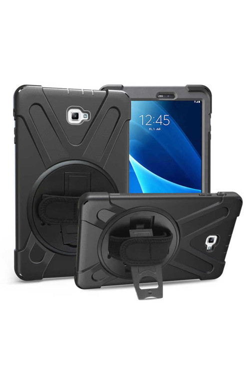 - Galaxy Tab A T580 10.1 Defender Tablet Silikon - Siyah