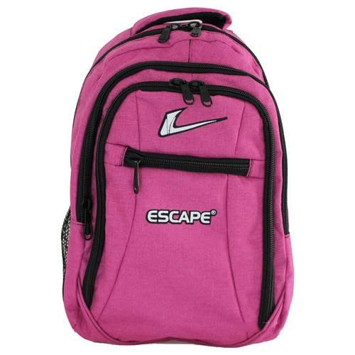Tahticmer Escape Okul Sırt Çantası 15 Inç Laptop Notebook Pembe Renk 4 Farklı Bölme 31X44 Cm Escape