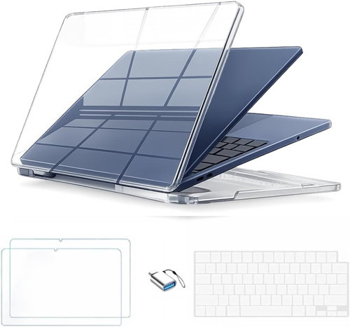 Macbook Neo 13Inç A18 Pro A3404 Ile Uyumlu Kılıf +2Adet Ekran Koruyucu +Otg +Klavye Koruyuc