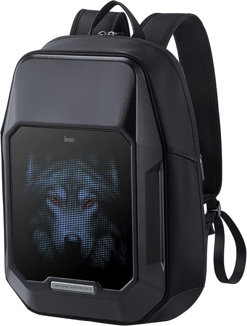 Divoom Pixoo Cyberbag Siyah Piksel Led Ekranlı Sırt Çantası