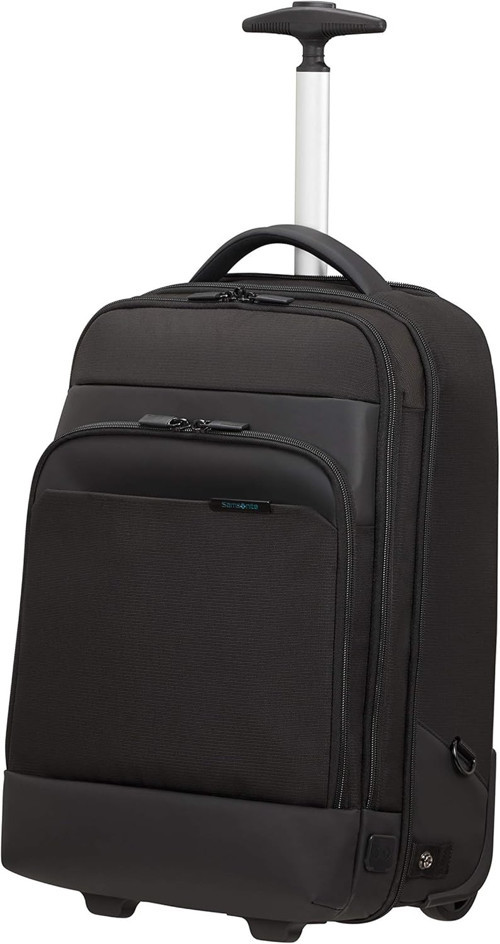 Samsonite Mysight - Dizüstü Bilgisayar Sırt Çantası, 2 Tekerlekli (48 Cm - 25,5 L), Siyah (Siyah)