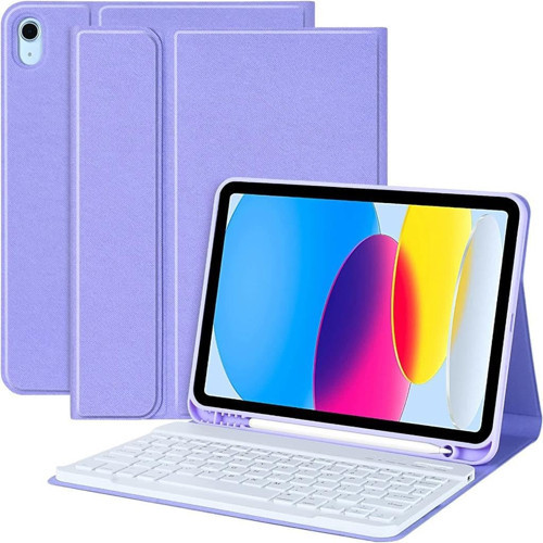 Apple Ipad 9. Nesil 10.2" 2021 Ile Uyumlu Kılıf Kablosuz Klavyeli Case Mobax A2602 A2603 A2604 A2605