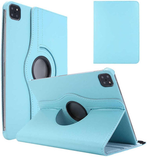 - Ipad Air 11 2025 M3 Dönebilen Standlı Kılıf - Mavi
