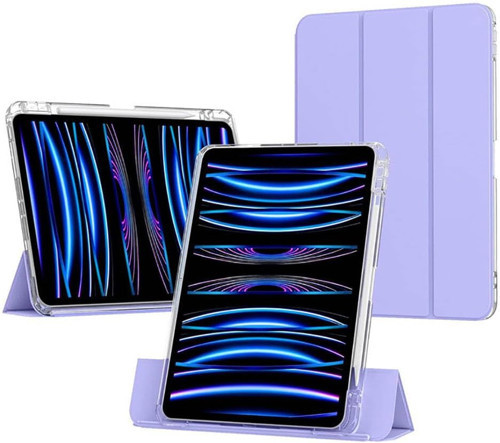Ipad 11.Nesil A16 11Inç/10.Nesil 10.9Inç Ile Uyumlu Kılıf Kalem Bölmeli Akrilik Şeffaf Ayrı
