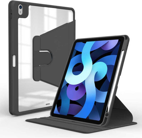 - Ipad 11.Nesil 2025 Kılıf Nayn Dönebilen Standlı Kılıf - Siyah 2