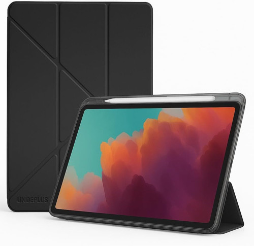 Happy Trend Samsung Galaxy Tab A11 8.7" X130 Ile Uyumlu Akıllı Kılıf, Kalem Bölmeli Lansman Antrasit