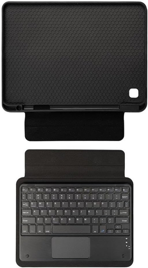 Samsung Galaxy Tab A7 Lite 8.7 T220 T225 T227 Ile Uyumlu Kılıf Kablosuz Klavyeli Case Mobax Border S