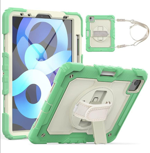 Apple Ipad Pro 11 1. Nesil Ile Uyumlu Kılıf Renkli Strap Zırh Case A1980 A2013 A1934 A1979 Yeşil