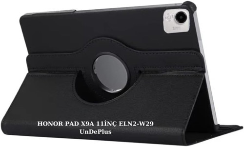 Honor Pad X9A 11.5 Inç Eln2-W29 Ile Uyumlu Kılıf 360 Dönebilen Standlı Case Siyah