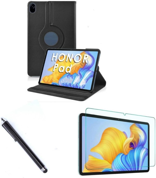 - Huawei Honor Pad X9 11.5 Inç Ile Uyumlu Standlı Dönebilen Tablet Kılıfı Ekran Koruyucu K