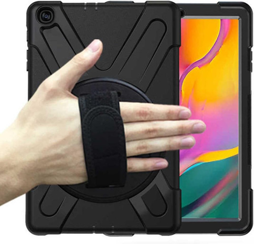 - Apple Ipad Pro 10.5 7.Nesil A1701 / A1709 Ile Uyumlu Tank Kılıf Omuz Askılı 360 Dönen St
