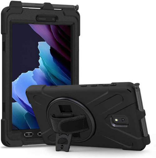 - Galaxy Tab Active 3 T577 Defender Tablet Silikon - Siyah