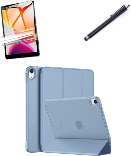 Ipad 7. 8. 9. Nesil 10.2 Ile Uyumlu Kılıf Set Pu Deri Smart Tablet Kilifi Ekran Koruyucu +