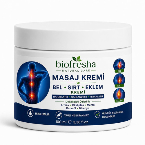 Biofresha Nautubone Masaj Kremi Jel Alo Vera Okaliptus 100 ml