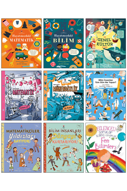 Hayatımızdaki Bilim Şaşırtıcı Gerçekler Mühendislik Matematik İlk Genel Kültür Kitabım Eğlenceli Sorular İlginç Cevaplar Fen Bilimleri Çocuklar için Bilim Teknik Kitapları