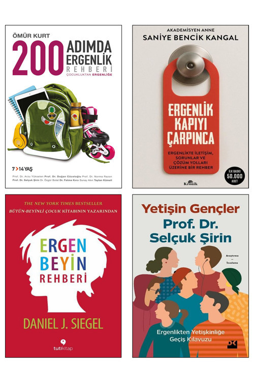 200 Adımda Ergenlik Rehberi Ömür Kurt Ergenlik Kapıyı Çarpınca Saniye Bencik Kangal Ergen Beyin Rehberi Daniel Siegel Yetişin Gençler Selçuk Şirin Ergenlik Hakkında Ebeveynlik Kitapları