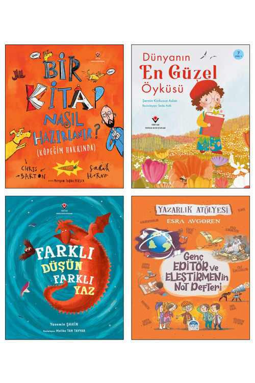 Bir Kitap Nasıl Hazırlanır? Dünyanın En Güzel Öyküsü Farklı Düşün Farklı Yaz Yazarlık Atölyesi Çocuklar için Yazarlık Kitapları