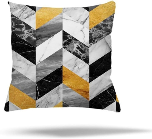 Geometrik Renk Bloklu Batik Gizli Fermuarlı Yastık Kılıfı Kırlent Kılıfı Koltuk Yastık Kılıf