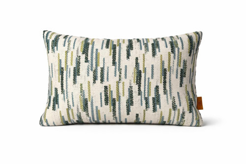 Yb Concept Forest Rain Outdoor Yeşil/Krem Dekoratif Yastık 35X50 Cm – Suya Dayanıklı, Solmaya Dayanı