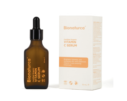Organik Sertifikalı C Vitaminli Aydınlatıcı Yüz Serumu 30 ml