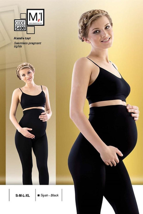 Chocolate Baby Kids Siyah Dikişsiz Toparlayıcı Soft Hamile Tayt Yeni Sezon (1 Adet Ekonomik)