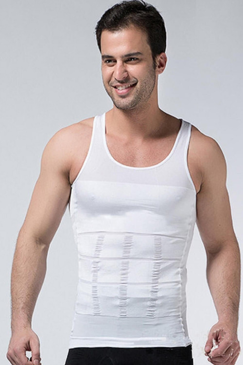 Erkek Korse Atlet Beyaz