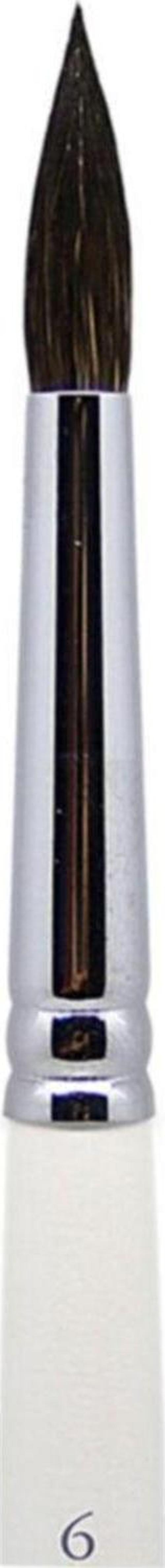 St Petersburg Nevskaya Palıtra Kısa Saplı Sincap Kılı Yuvarlak Fırça N:6