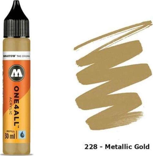 One4All Akrilik Mürekkep Refill 30 Ml Metallic Gold 228