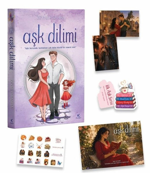 Aşk Dilimi-Kenar Boyamalı