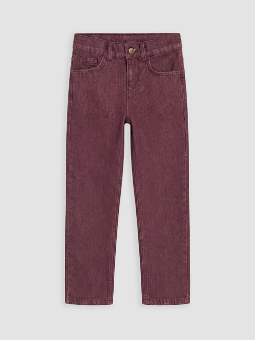 LC WAIKIKI Bordo Regular Fit Erkek Çocuk Jean Pantolon
