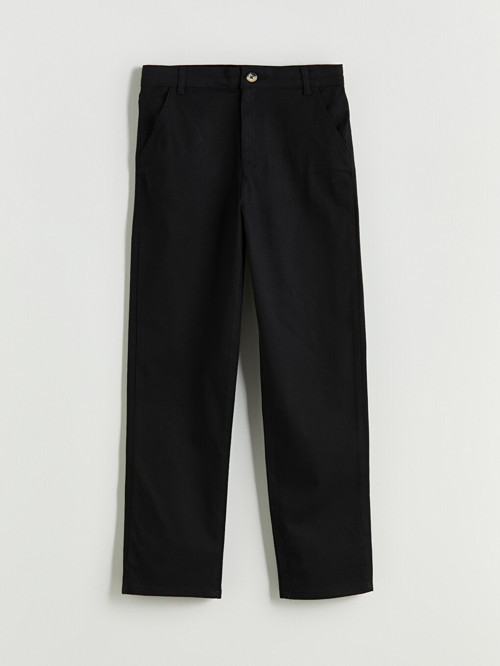 LCW Kids Siyah Basic Kız Çocuk Okul Pantolonu