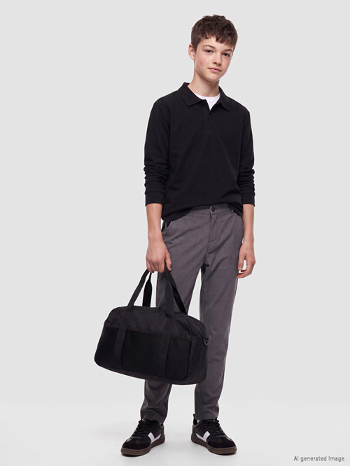 LCW Kids Gri Regular Fit Erkek Çocuk Pantolon
