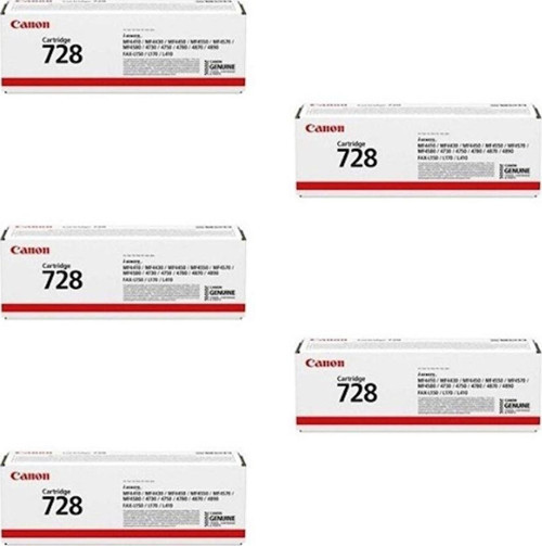 CRG-728 Orjinal Toner 5'Lİ Avantaj Paket MF-4570dn