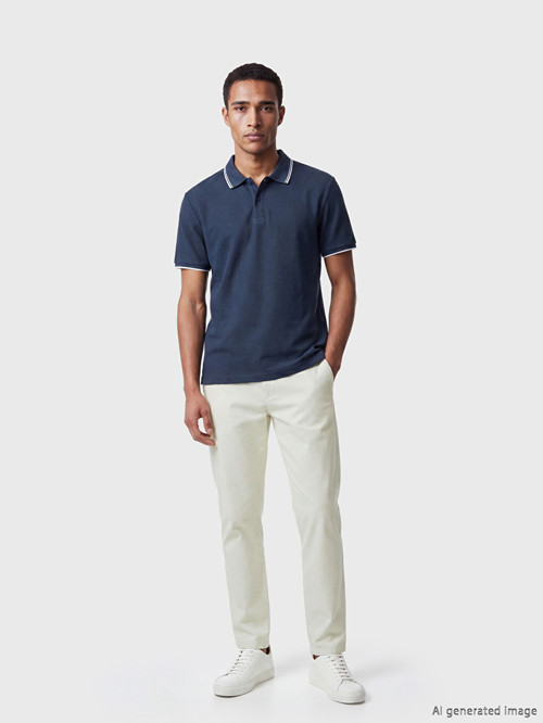 LCW Vision Bej Slim Fit Gabardin Erkek Pantolon