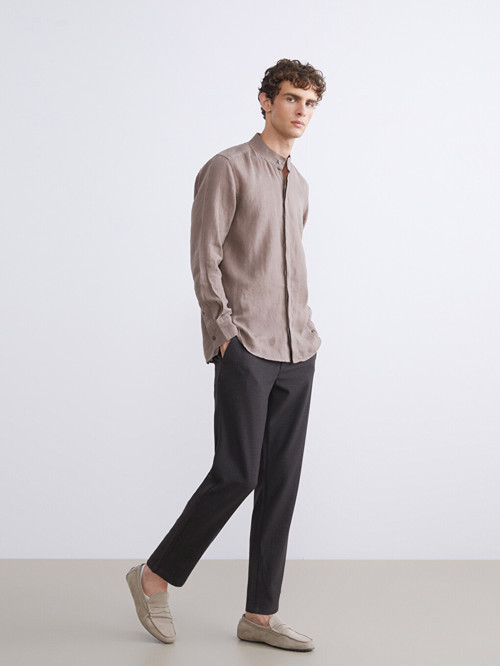 LCW Vision Kahverengi Slim Fit Erkek Pantolon