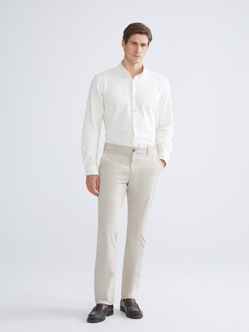 LCWAIKIKI Classic Bej Standart Kalıp Erkek Chino Pantolon