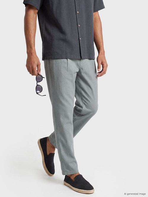LCW Vision Yeşil Regular Fit Erkek Pileli Pantolon