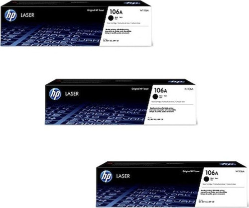 (106A) W1106A Orjinal Toner 3'LÜ Avantaj Paket 4ZB77a