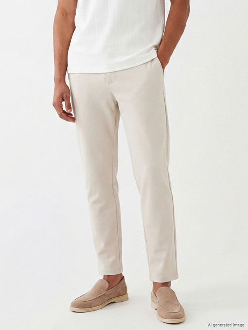 LCW Vision Bej Slim Fit Erkek Pantolon
