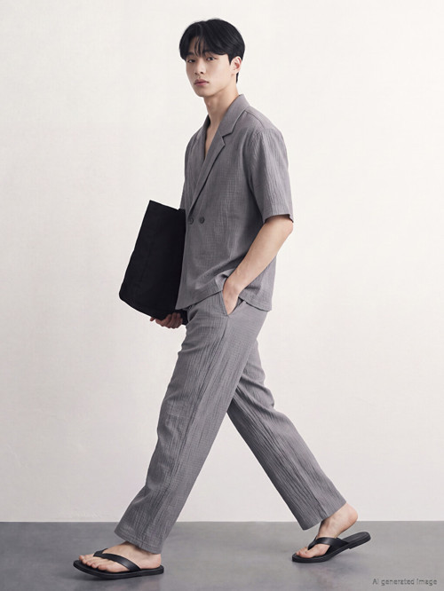 LCW Vision Gri Loose Fit Erkek Pantolon