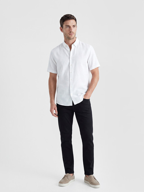 LCWAIKIKI Classic Siyah Regular Fit Gabardin Erkek Chino Pantolon