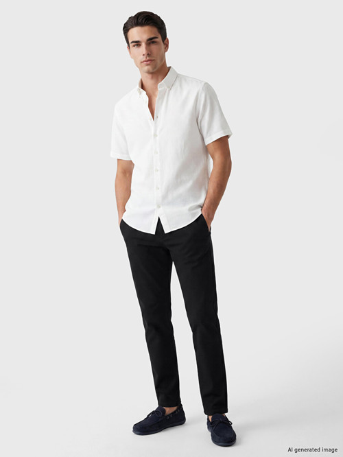 LCWAIKIKI Classic Siyah Slim Fit Erkek Chino Pantolon