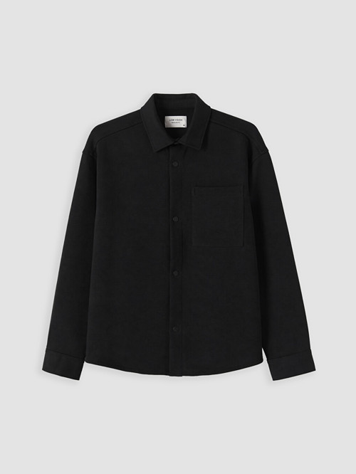LCW Vision Siyah Regular Fit Erkek Gömlek Ceket