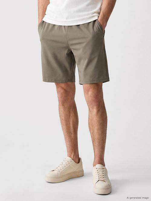 LCWAIKIKI Classic Haki Regular Fit Erkek Şort